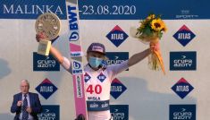 Dawid Kubacki królował podczas Letniego Grand Prix w Wiśle (fot. TVP)