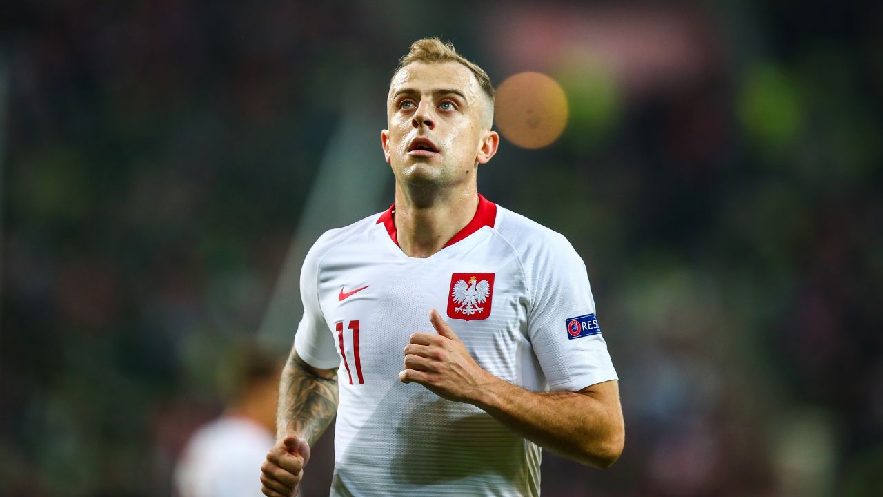 Kamil Grosicki rozegra pożegnalny mecz w reprezentacji Polski przeciwko Mołdawii (fot: Getty)