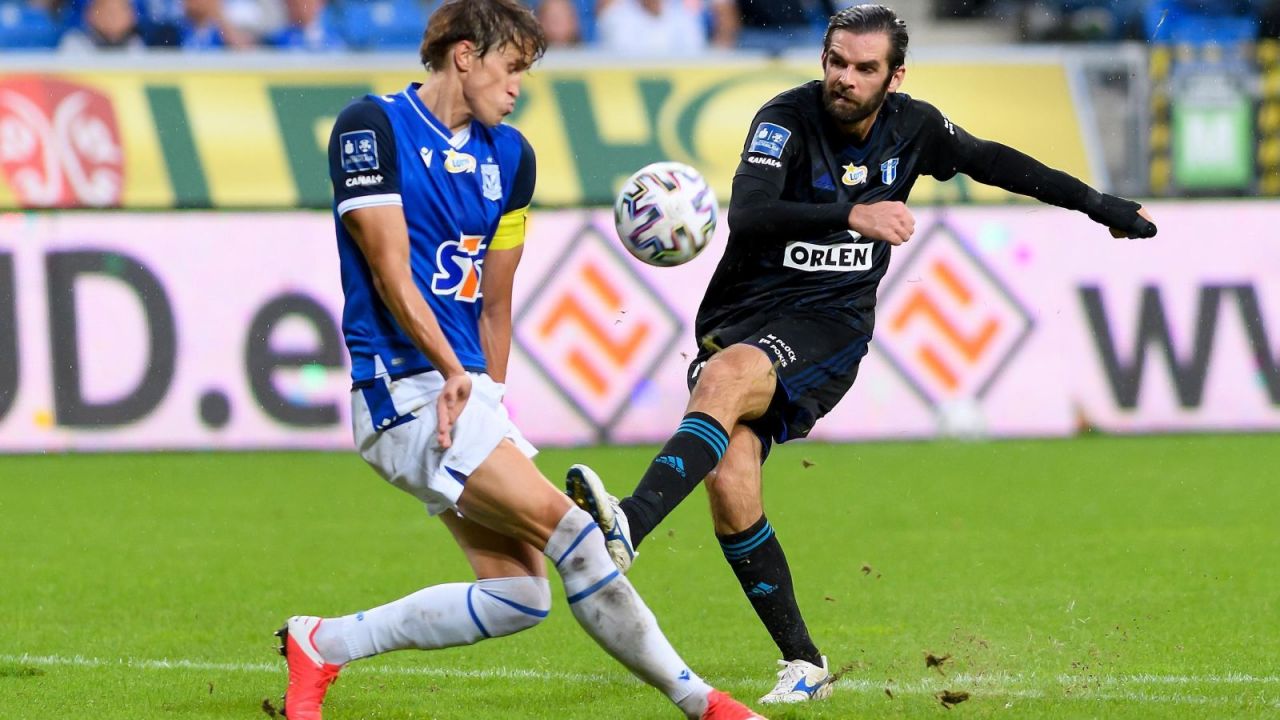 PKO Ekstraklasa. Lech Poznań - Wisła Płock 2:2 (Fot. PAP)