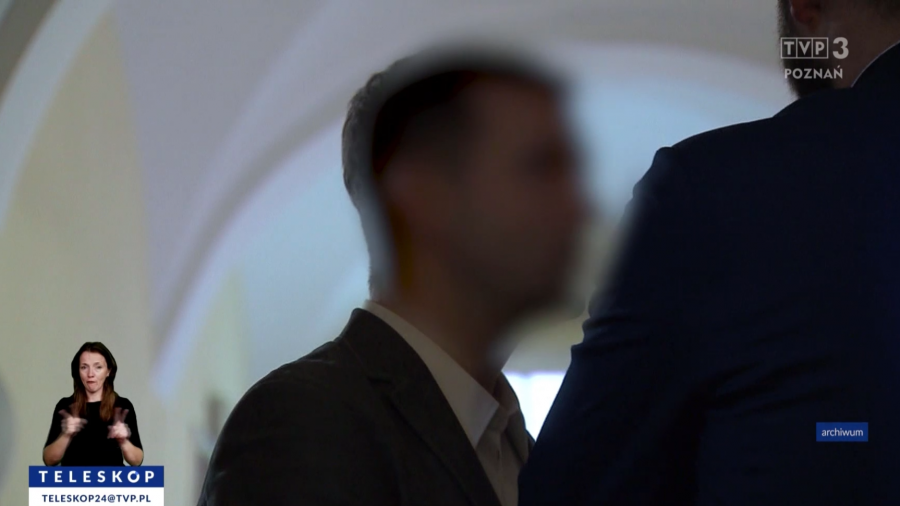 Miał molestować chłopca. Ksiądz z Kostrzyna przed sądem (fot. TVP3 Poznań)