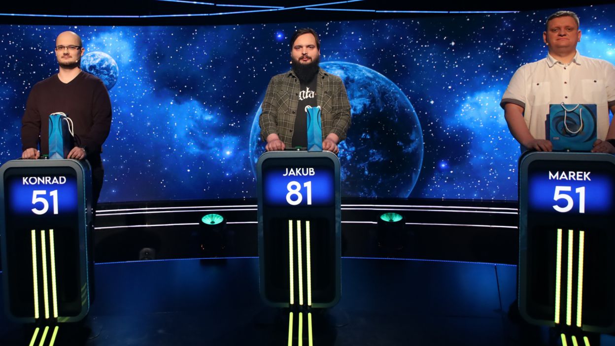 Finaliści 7. odcinka 149. edycji: Konrad Jaśkiewicz, Jakub Rosenkiewicz i Marek Seroczyński.