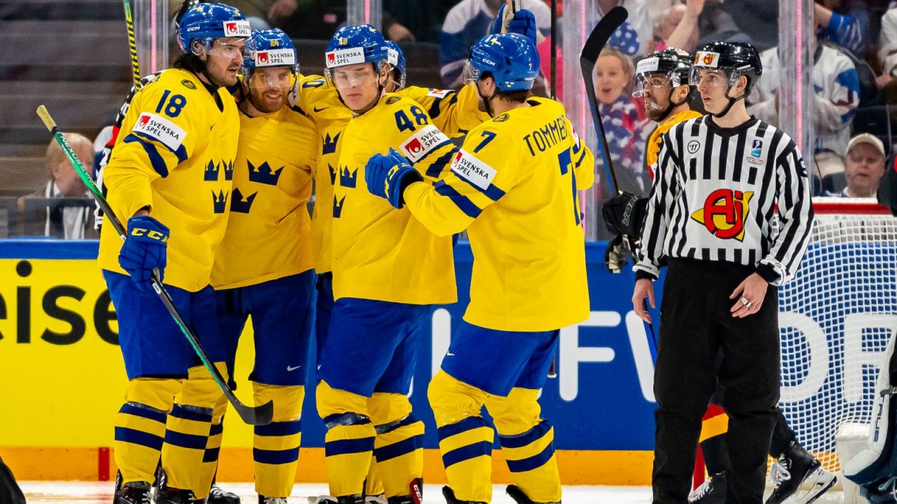 Hokeiści Szwecji (fot. Getty)