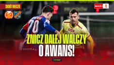 Znicz Pruszków – Odra Opole. Betclic 1 Liga, 27. kolejka [SKRÓT]