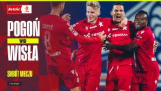 Pogoń Siedlce – Wisła Kraków. Betclic 1 Liga, 12. kolejka (fot. TVP SPORT)