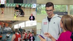 Marcin Gortat założy klasę dla koszykarzy na wózkach (fot. TVP)