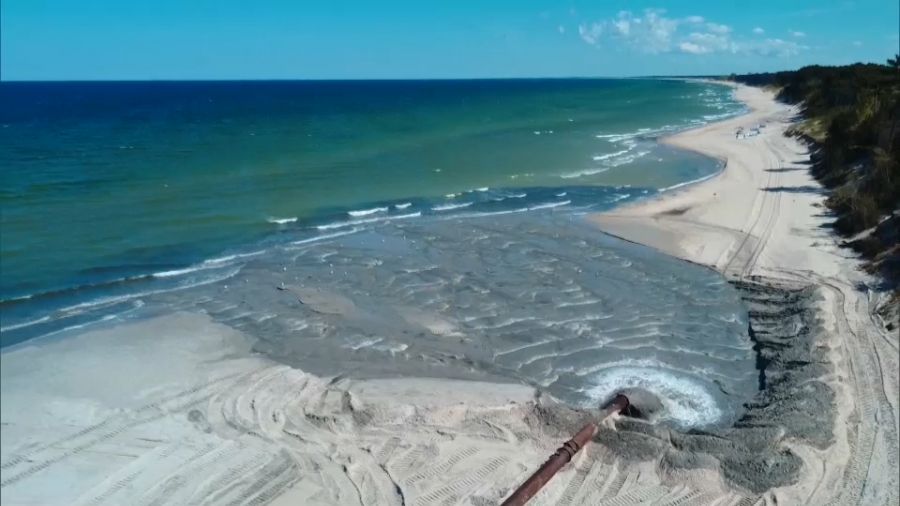 Refulacja plaży w Mielnie. Szeroka plaża i bezpieczeństwo