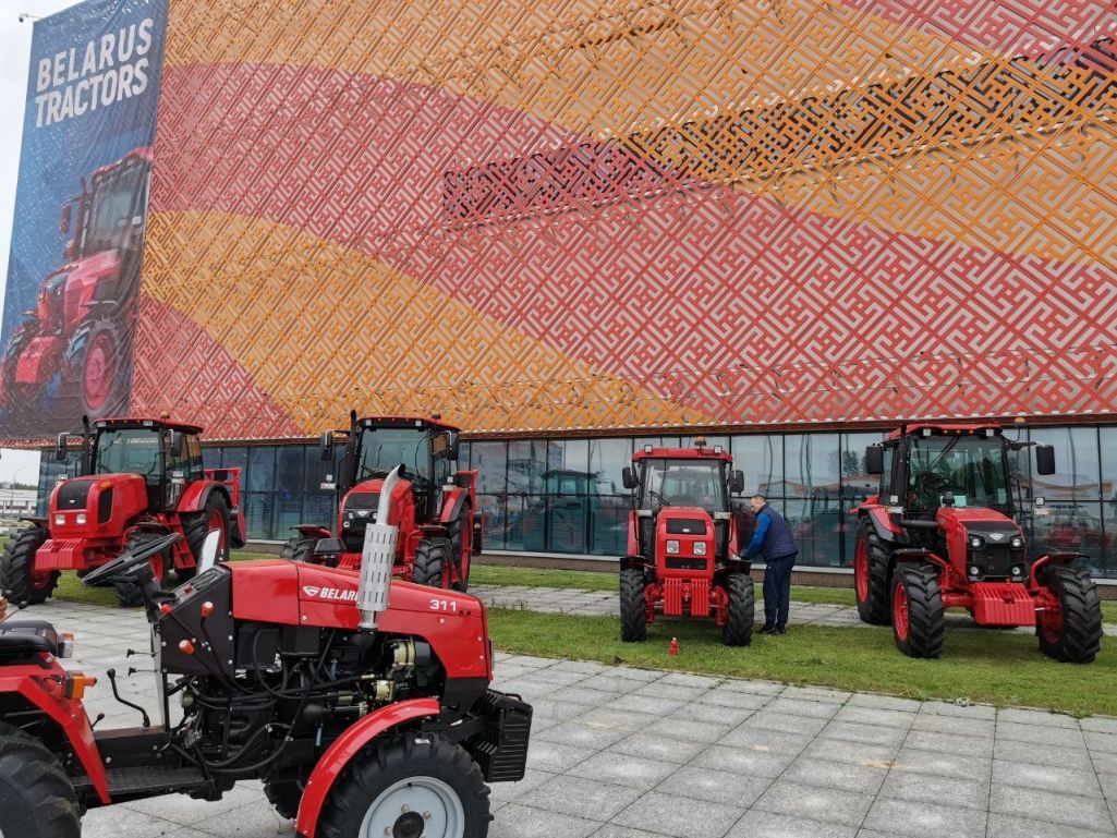 Тэхніка МТЗ на выставе «Белагра-2022». (Фота: МТЗ / Facebook)