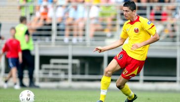 Lewandowski wpadł w oko włodarzom Lecha podczas występów w Zniczu Pruszków (fot. 400mm.pl)