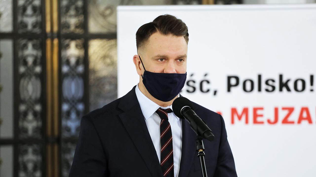 Poseł Łukasz Mejza nie chce dołączyć do PSL-Koalicji Polskiej (fot. PAP/Albert Zawada)