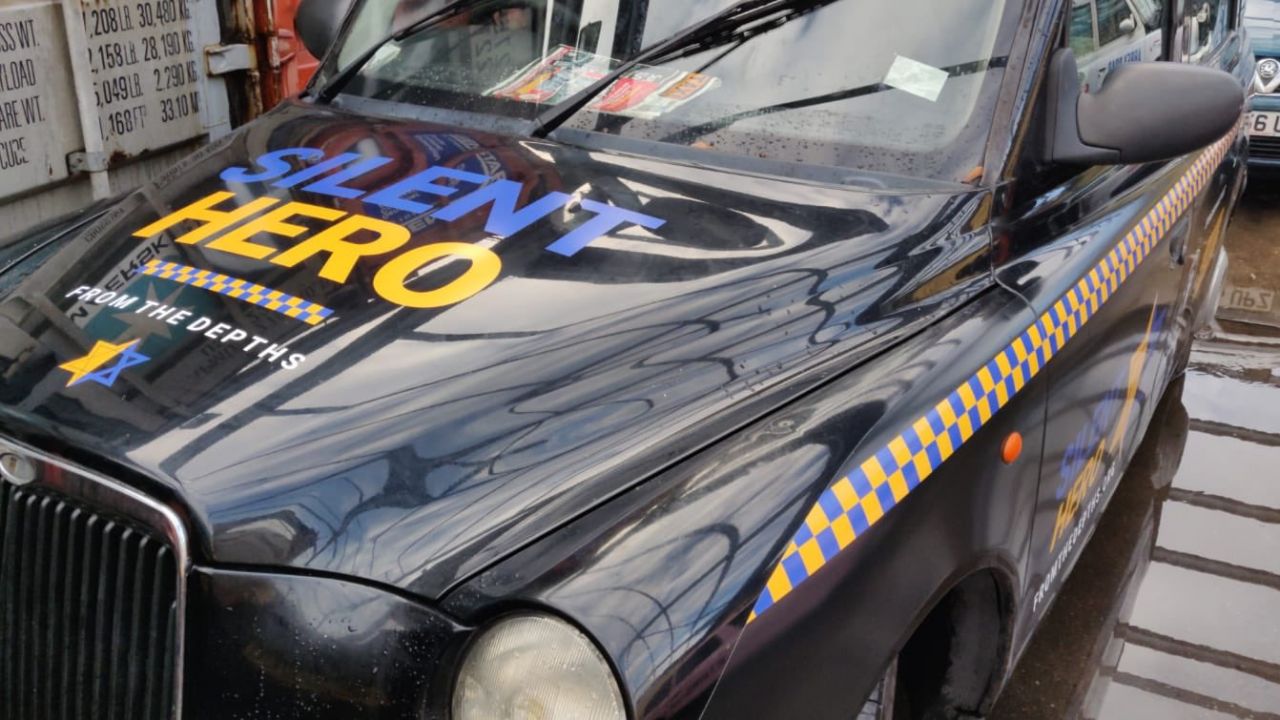 Kampania „Silent Hero Taxi” (fot. TT/Jonny Daniels)