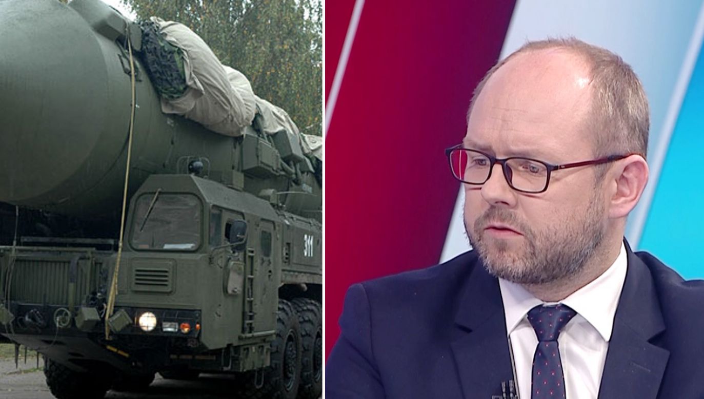 Jesteśmy pod NATO-wskim parasolem – podkreśla Marcin Przydacz (fot. mil.ru; TVP Info)