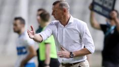 Dariusz Żuraw podczas meczu Apollon Limassol - Lech Poznań (fot. Getty)