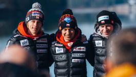 Polscy skoczkowie podczas dnia medialnego (fot. Justyna Skubis/ TVP Sport)