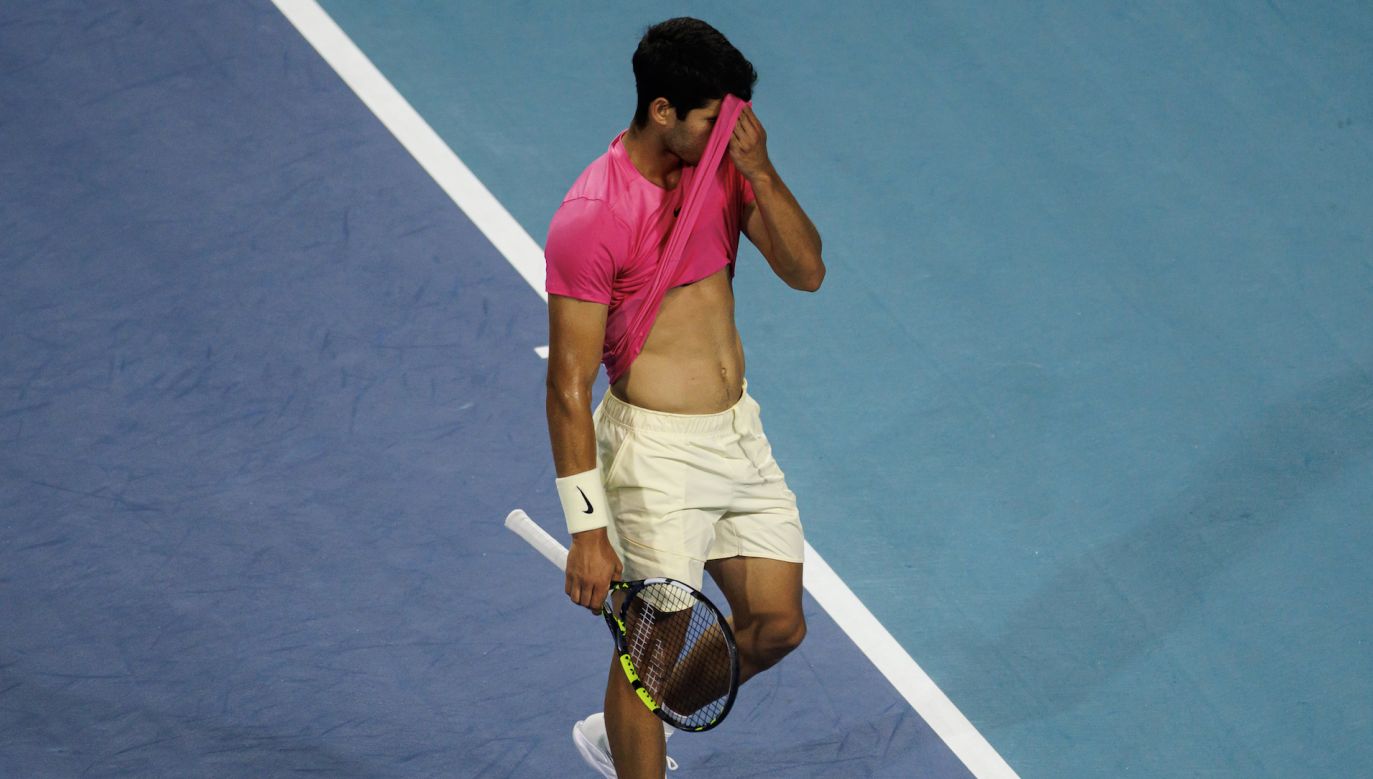 Carlos Alcaraz nie wygra drugiego turnieju z rzędu (fot. Getty Images)