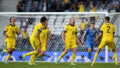 Emil Forsberg Szwecja Ukraina Euro 2020 gol Glasgow 1/8 finału remis