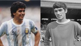 Diego Maradona i George Best (fot. Getty Images)