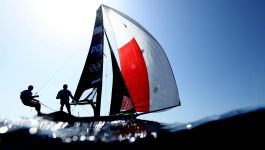 Żeglarstwo: wyścig medalowy w klasie 49er przełożony na piątek (fot. Getty Images) Żeglarstwo: wyścig medalowy w klasie 49er przełożony na piątek (fot. Getty Images)