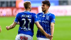 Tymoteusz Puchacz (L) i Jakub Moder (P) (fot. PAP)