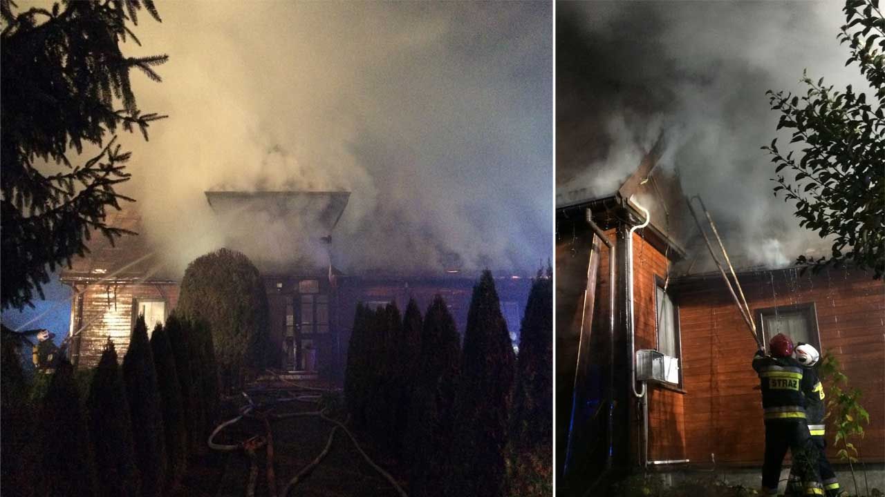 Pożar gasiło ponad 60 strażaków (fot. FB/ OSP Augustów-Lipowiec) Pożar gasiło ponad 60 strażaków (fot. FB/ OSP Augustów-Lipowiec)
