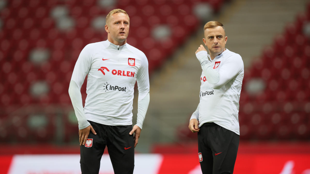 Kamil Glik i Kamil Grosicki wciąż nie zyskali uznania w oczach Fernando Santosa (fot. PAP)