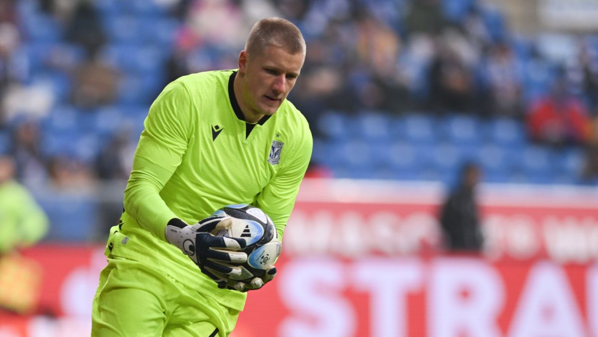 Bartosz Mrozek, bramkarz Lecha Poznań (fot. PAP). Bartosz Mrozek, bramkarz Lecha Poznań (fot. PAP).