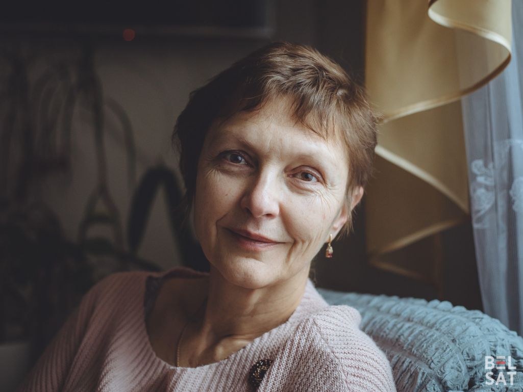 Марина Адамович, жена Николая Статкевича (Фота: Белсат)