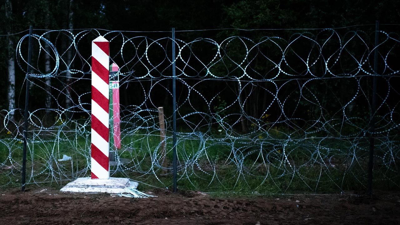 Niebezpieczne zdarzenie na granicy (fot. Forum/Michal Kosc)