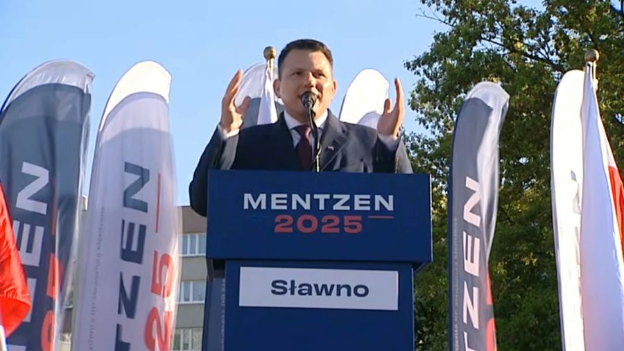 Kampania prezydencka na ostatniej prostej. Sławomir Mentzen w Sławnie