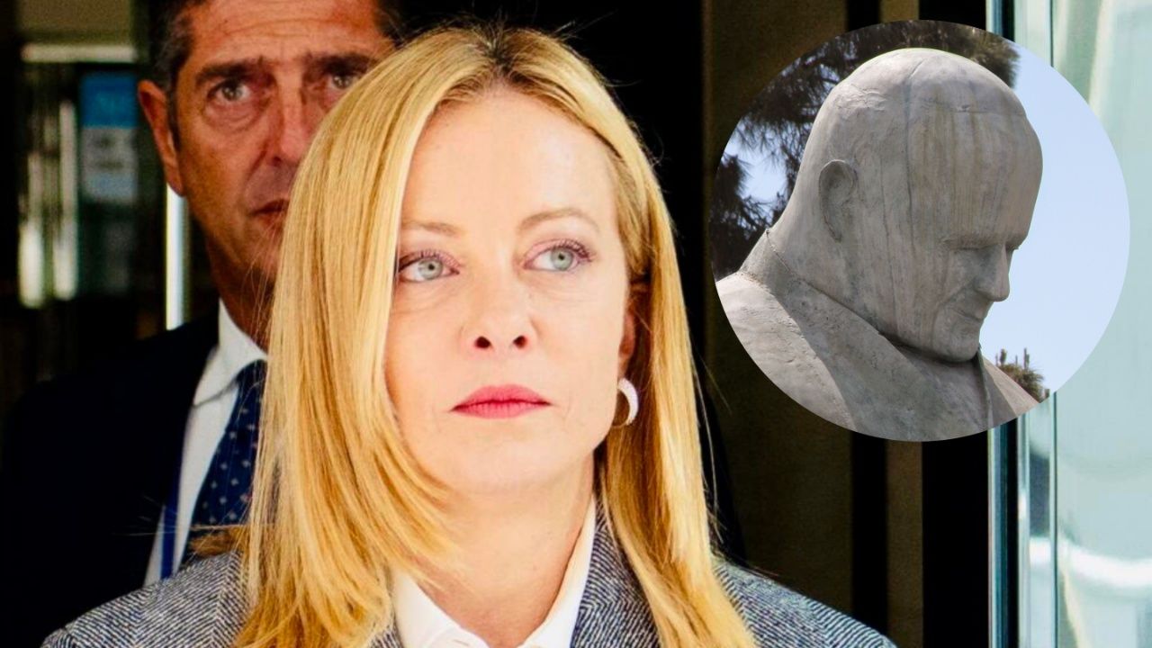 Meloni condemns vandalism of John Paul II statue in Rome