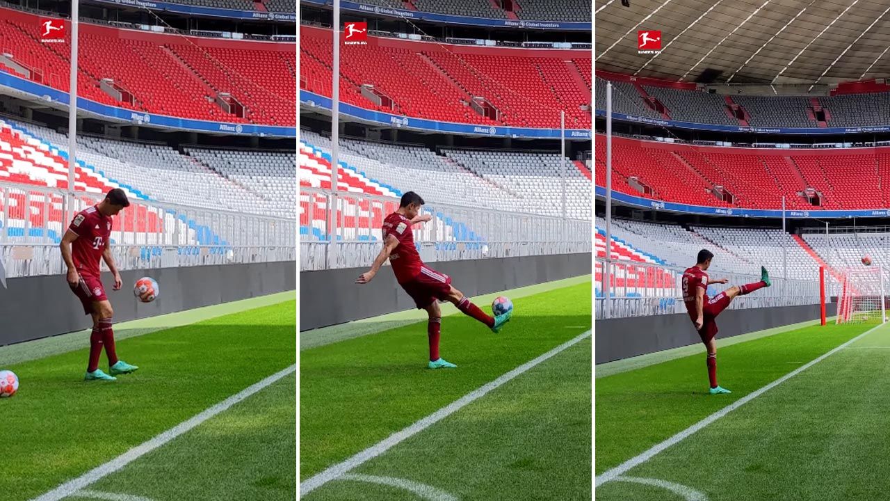 Nagranie zostało zamieszczone na profilu Bundesligi w mediach społecznościowych (fot. Facebook/Bundesliga) Nagranie zostało zamieszczone na profilu Bundesligi w mediach społecznościowych (fot. Facebook/Bundesliga)