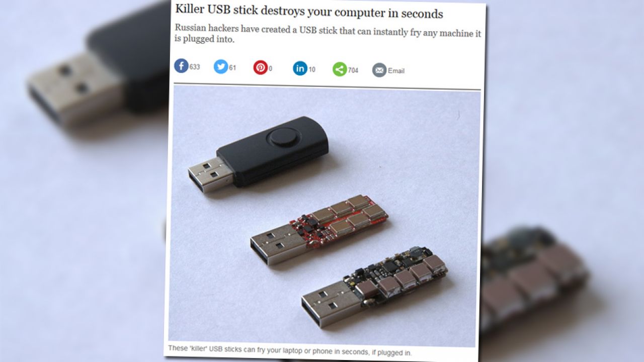 Na filmie widać jak stary laptop po prostu przestał działać po podłączeniu przenośnego urządzenia (fot. telegraph.co.uk) Na filmie widać jak stary laptop po prostu przestał działać po podłączeniu przenośnego urządzenia (fot. telegraph.co.uk)