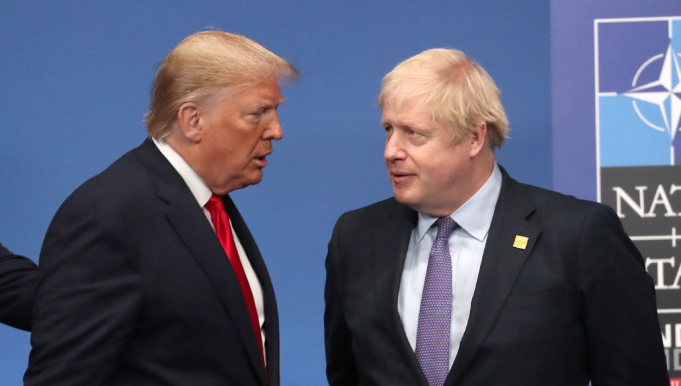 Donald Trump ma odmienne podejście do wojny na Ukrainie niż Boris Johnson (Fot. Steve Parsons – WPA Pool/Getty Images)