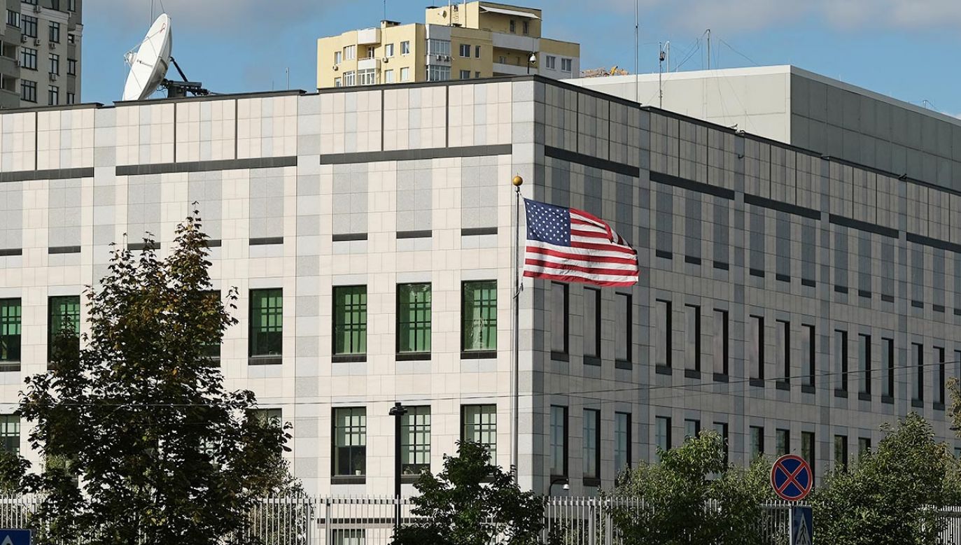 Ambasada USA w Kijowie (fot.  Sean Gallup/Getty Images)