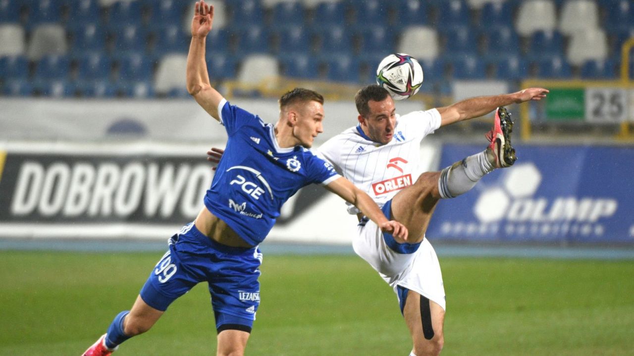 Stal Mielec wyszarpała remis w końcówce meczu z Wisłą Płock (fot. PAP/Darek Delmanowicz)