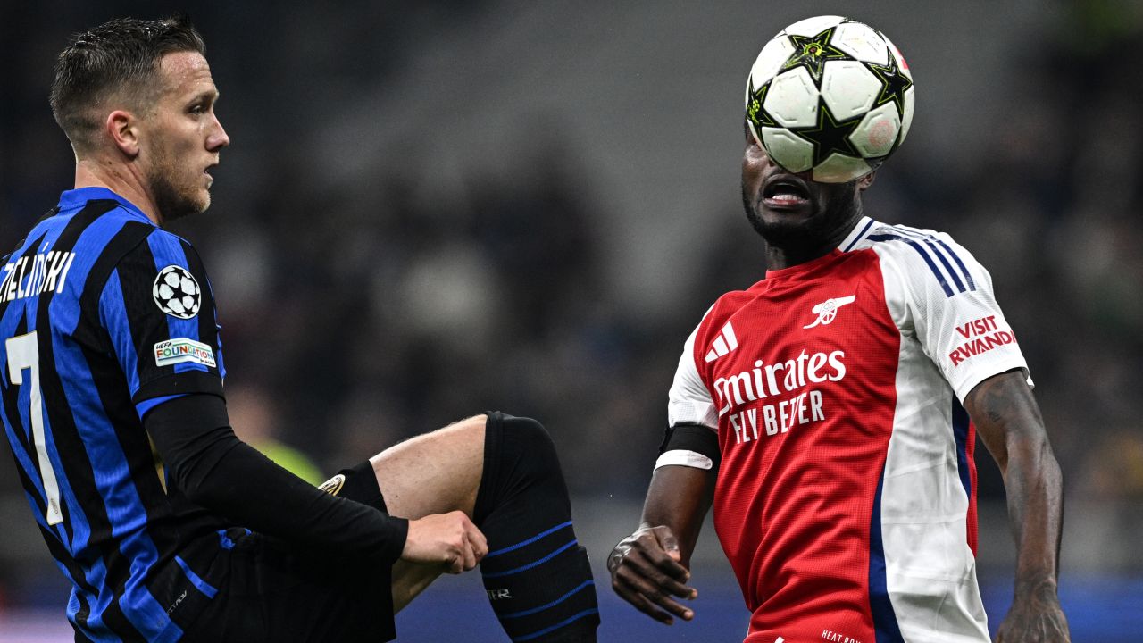 Kadr z meczu Inter – Arsenal (fot. Getty)