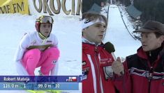 Robert Mateja i Włodzimierz Szaranowicz, Zakopane 1999 (fot. TVP)