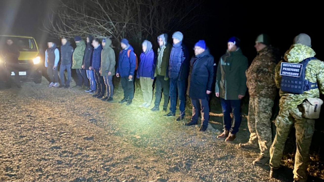 Wszyscy zostali zatrzymani (fot. State Border Guard Service of Ukraine)