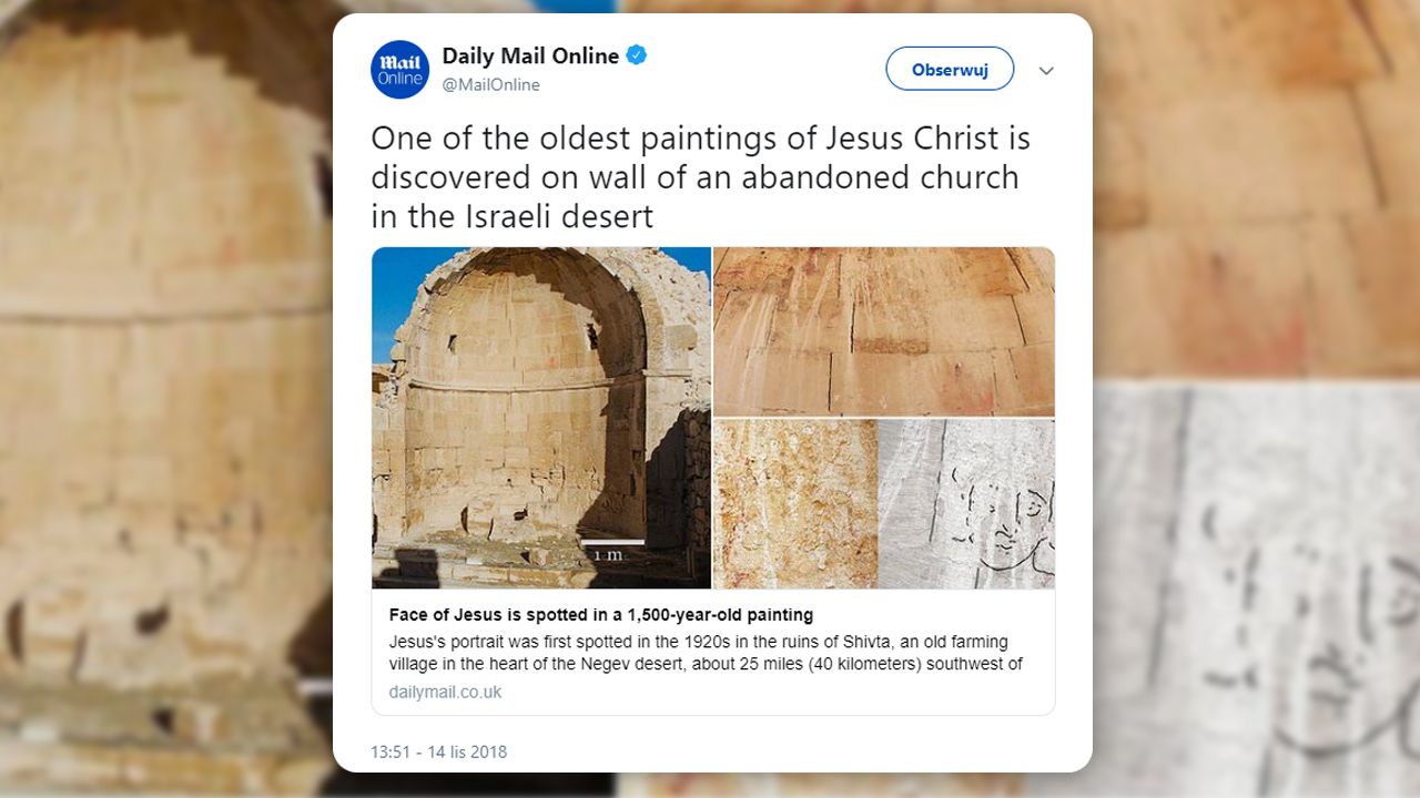 Historycy uważają, że portret pochodzi z VI wieku naszej ery (fot. TT/Daily Mail Online) Historycy uważają, że portret pochodzi z VI wieku naszej ery (fot. TT/Daily Mail Online)