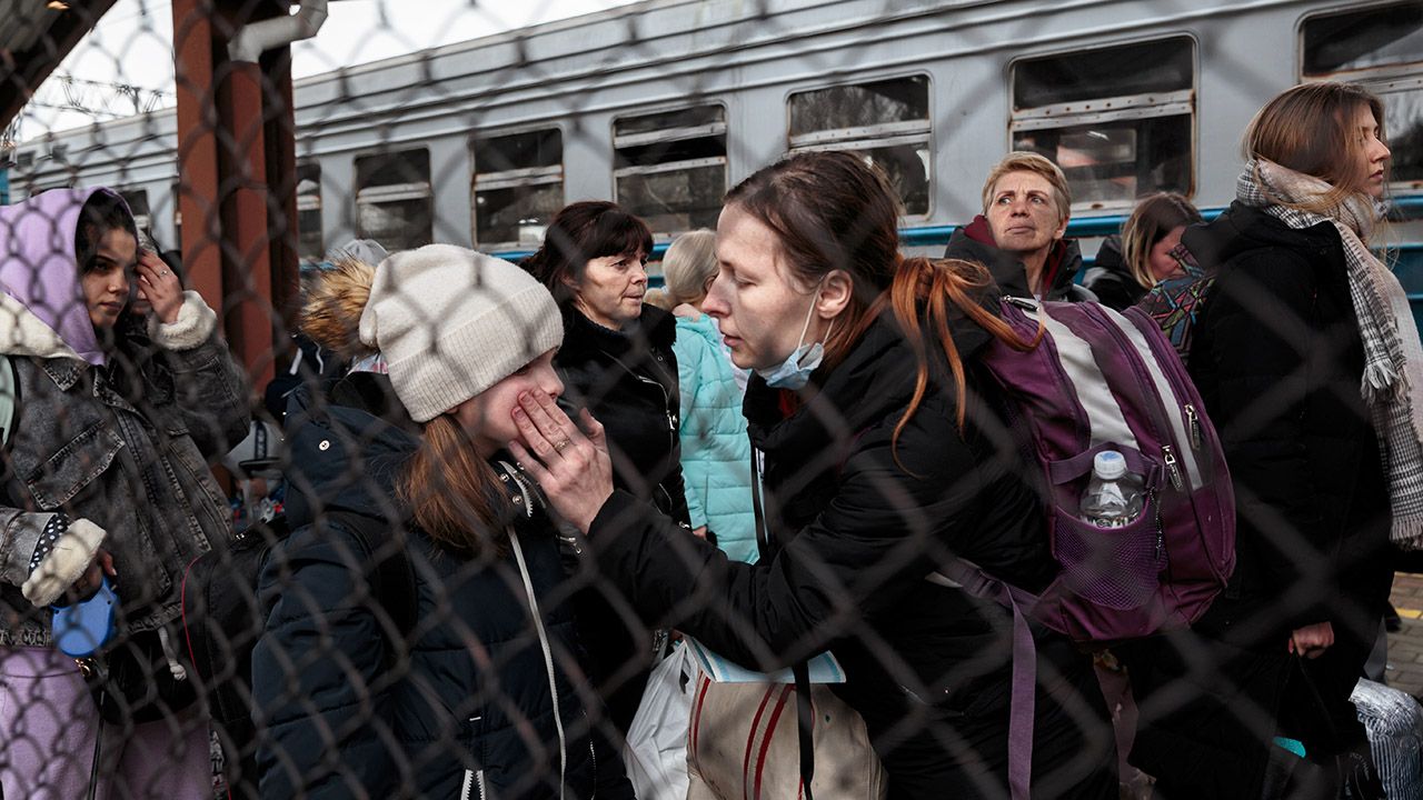 Koleje dla uchodźców (fot. Enrico Mattia Del Punta/NurPhoto via Getty Images)