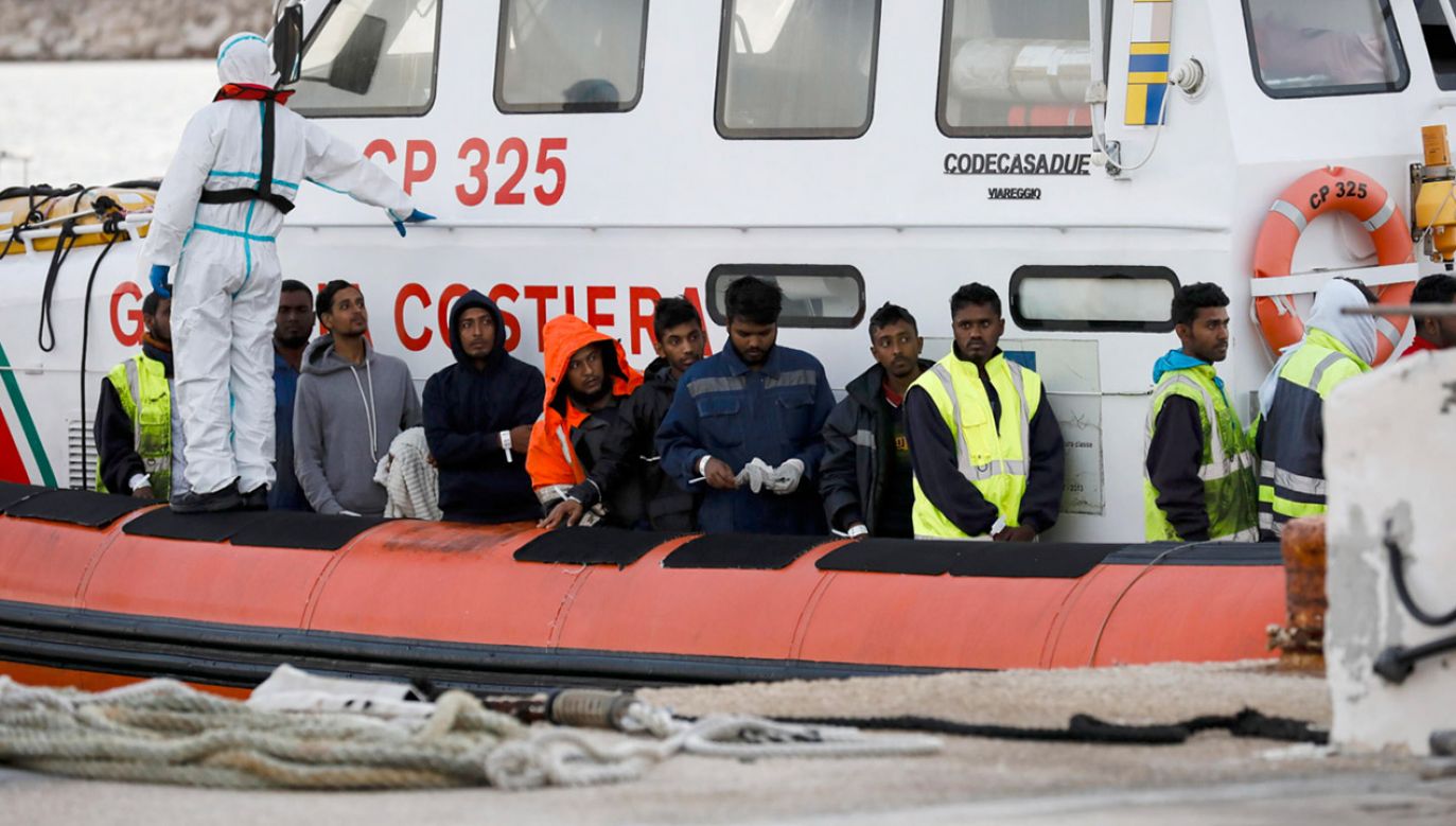 Giorgia Meloni chce walczyć z nielegalną migracją (fot. PAP/EPA/FRANCESCA RUTA)