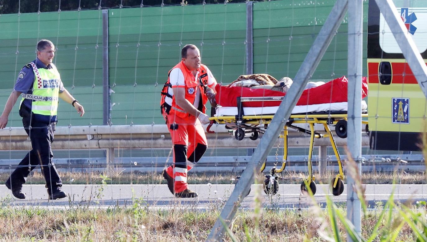W wypadku w Chorwacji zginęło 12 osób, a 32 zostały ranne (fot. PAP/EPA/IVAN AGNEZOVIC)