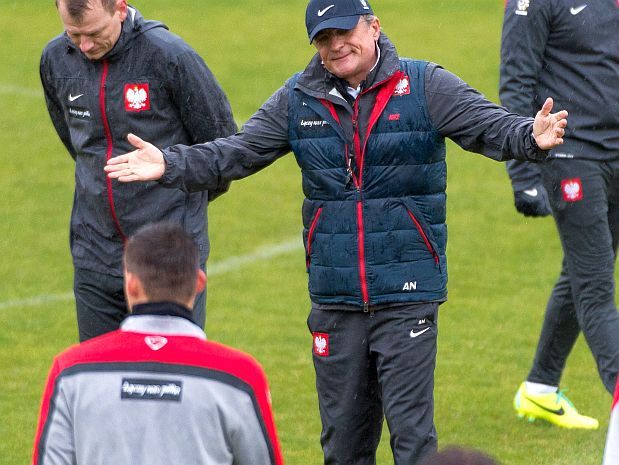 Adam Nawałka (P) i jego asystent Bogdan Zając Adam Nawałka (P) i jego asystent Bogdan Zając