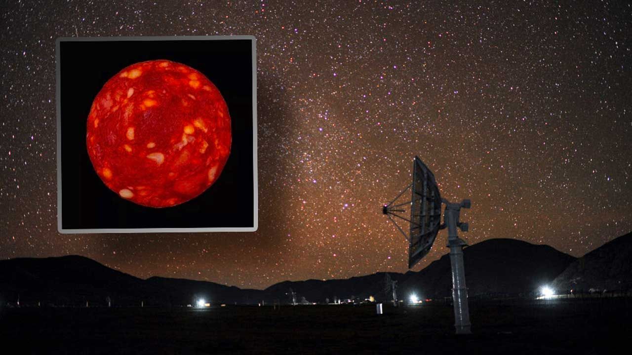 Na zdjęciu zamiast gwiazdy Proxima Centauri był... plasterek kiełbasy chorizo (fot. Haiyang/VCG via Getty Images)