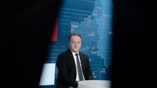 Андрэй Ягораў у студыі «Белсату»
