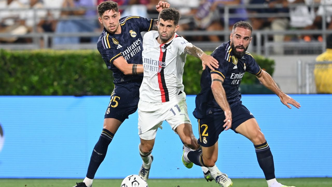 Federico Valverde (z lewej) zdobył dwa gole dla Realu (fot. Getty).