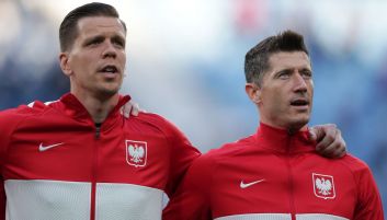 Wojciech Szczęsny i Robert Lewandowski (fot. Getty)