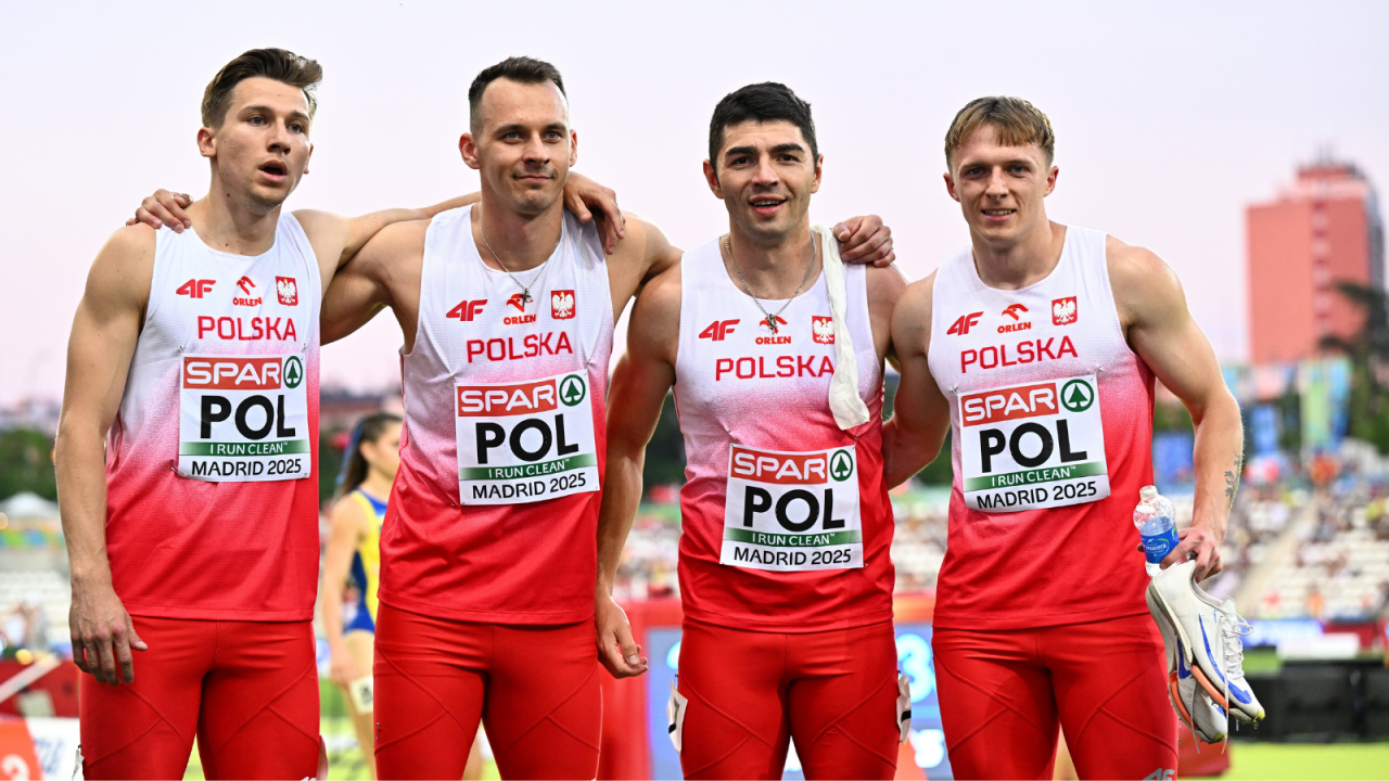Adrian Brzeziński, Łukasz Żak, Dominik Kopeć i Patryk Krupa (fot. PAP)