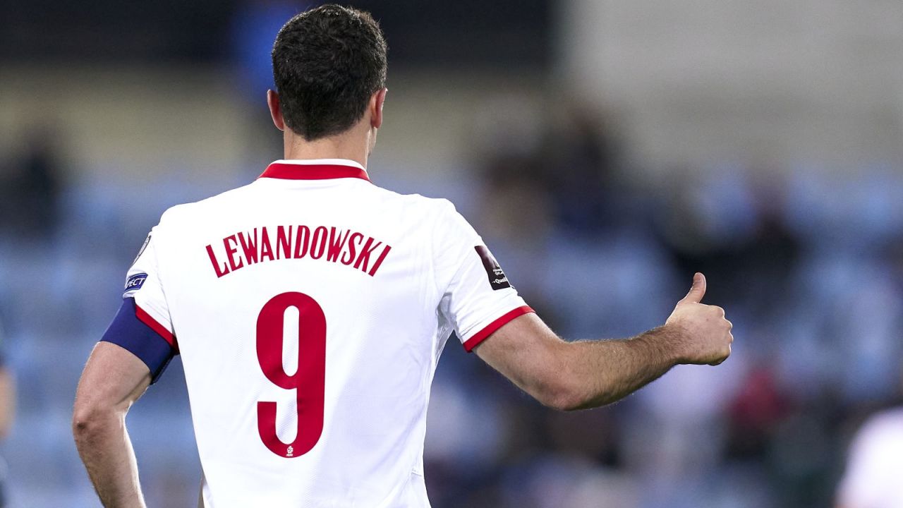 Robert Lewandowski w reprezentacji Polski (fot. Getty)