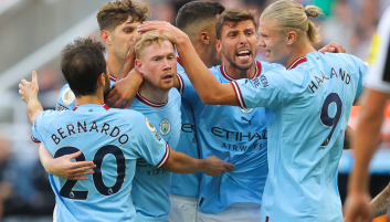 Manchester City zremisował z FC Barcelona 3:3 w meczu charytatywnym (fot. Getty Images)