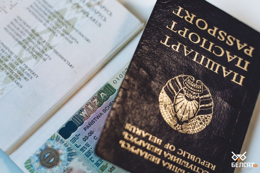 Польская віза. Менск, Беларусь. 1 верасня 2022 года. (Фота: Белсат)
